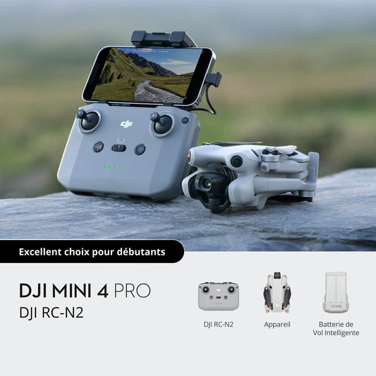 DJI Mini 4 Pro - Drone Compact avec Caméra 4K